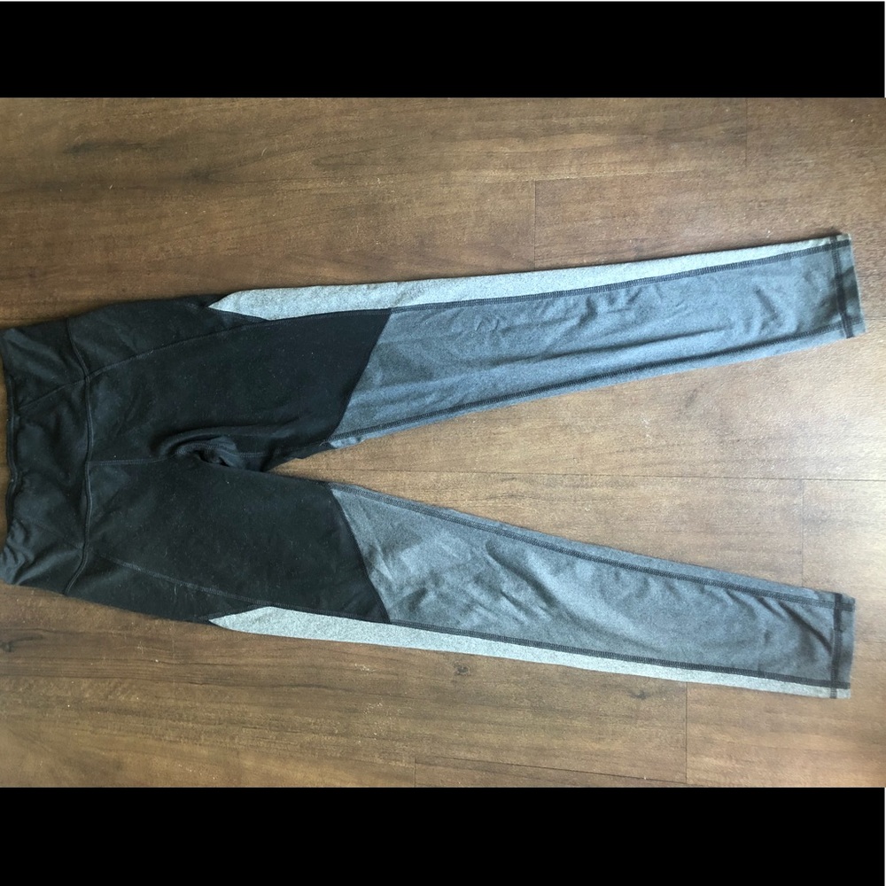 High waisted two tone workout legging